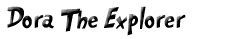Dora The Explorer Bouncer Title