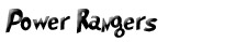 Power Rangers Bouncer Title